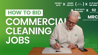 How to Bid Commercial Cleaning Jobs FORMULA INCLUDED [upl. by Talanian]