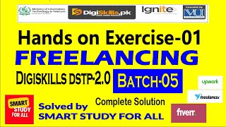 FREELANCING Hands On Exercise 1 BATCH 5 Solved by Smart Study For All [upl. by Euqinahs]