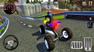 Outlaws  2 Players Motocross Motorbikes Race Gameplay On New Map uphill Motor Driving [upl. by Westhead]