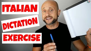 Practice and Improve Italian Pronunciation Dictation and Comprehension EXERCISE IT [upl. by Naillik]