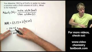 Molarity Practice Problems [upl. by Philander]