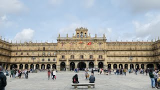 Historical Center in Salamanca Spain 1October 21 2023 [upl. by Durwyn]