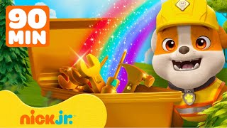 Rubble ontdekt regenboogschatten en reddingsacties met Chase 2 uur compilatie  Nick Jr Nederlands [upl. by Moreta]