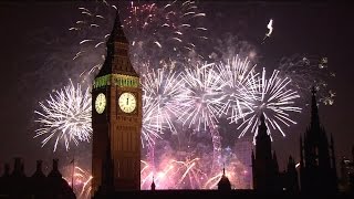 London Fireworks 2015  New Years Eve Fireworks  BBC One [upl. by Aidualk]