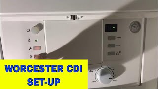 How To Set Up A Worcester Bosch CDI Combi Boiler  Gas Training [upl. by Malarkey]