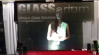 DIY How to display video on glass using any projector Rear Video Projection on Glass [upl. by Nema]