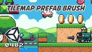 Unity Tilemap Prefab Brush [upl. by Cramer]