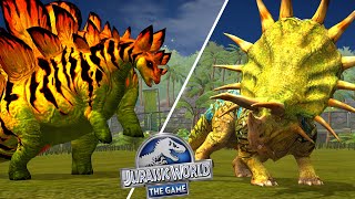 Jurassic World The Game EP9 FUSE HYBRID STEGOCERATOPS [upl. by Philomena]