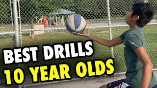 5 BEST Basketball Drills For 10 Year Olds [upl. by Raseta]