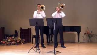 Devils Waltz Martin Schippers amp Tomer Maschkowski bass trombone duet [upl. by Hadley]