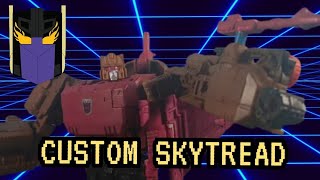 Transformers Custom SkytreadFlywheels Review Titans Return [upl. by Uos]