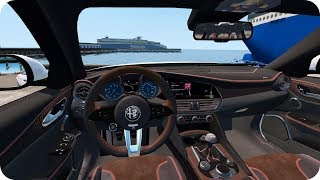 Alfa Romeo Giulia  ETS2133Euro Truck Simulator 24K 60fps [upl. by Dorcea]