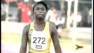 Carifta Games 2011BoysampGirls 100M Dashin thisLucy Fortuneamp20Discus MedalistGrenada [upl. by Dupuis429]