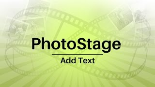 How to Add Text to Slideshows  PhotoStage Slideshow Software Tutorial [upl. by Ycnalc]