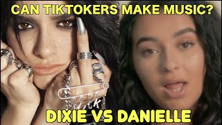 Can TikTokers Make Music Danielle Cohn’s ‘Im Done’ vs Dixie DAmelio’s ‘FBOY’ [upl. by Lehcor]