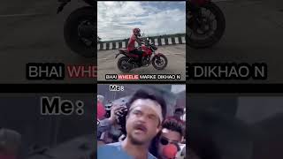 😆😆 funnyvideo bikershorts minivideo [upl. by Acirretal]