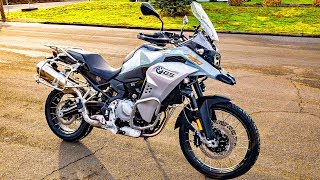 BMW F850GSA Low Chassis • 1st Ride Impressions  BikeReviews [upl. by Ciapha]