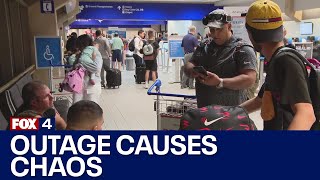 Internet outage affects flights at DFW Airport [upl. by Annoya]