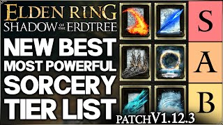 Shadow of the Erdtree  New Best HIGHEST DAMAGE Sorcery in Game Tier List Ranked Guide  Elden Ring [upl. by Eelorac]