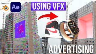 How To Create CGI Ads Using VFX in Blender  Blender VFX Tutorial [upl. by Aninahs]