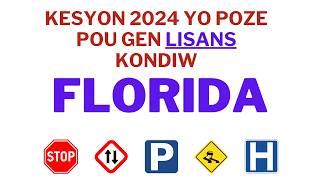 Tout kesyon ki soti chak jou pou gen lisans pou kondi nan FLorida [upl. by Aivatnuhs]