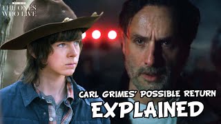 The Walking Dead The Ones Who Live ‘Carl Grimes’ Return amp Rick Motivation Scene’ Explained [upl. by Judus]