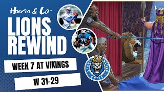 Lions at Vikings Reaction Herman Moore and Lomas Brown Discuss the Win [upl. by Berk]