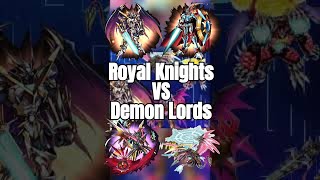 Royal Knights VS Demon Lords digimon [upl. by Andros250]