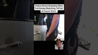 DRUNK GRANDMA FELL ASLEEP WATCHING TV GETS ARRESTED [upl. by Gabie]