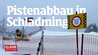 Wie der Eiskanal wieder zur Skipiste wird [upl. by Mireielle]