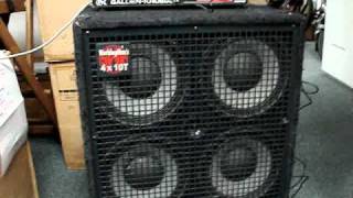 Gallien Krueger 800rb Workingmans 4 X 10 T Speaker Cabinet Washburn Lyon Guitar Auction Bay Online [upl. by Heyde]