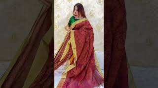 Cotten saree collectionWelcome to SaptShrungi Collection sareeindore cottonsarees [upl. by Geehan]