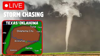 LIVE STORM CHASER TORNADOES LIKELY AGAIN IN TEXASOKLAHOMA [upl. by Janka138]