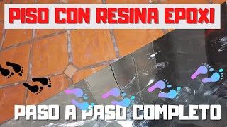 PISO DE RESINA EPOXI PASO A PASO como aplicar [upl. by Bernita]