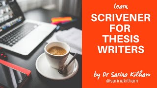 Scrivener for Thesis Writers Using a Reference Manager Endnote Mendeley [upl. by Agarhs]