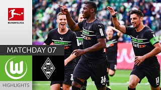 VfL Wolfsburg  Borussia Mgladbach 13  Highlights  Matchday 7 – Bundesliga 202122 [upl. by Rothmuller221]