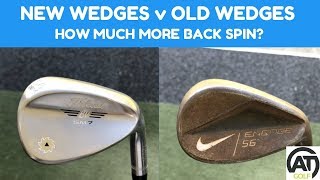 NEW WEDGES v OLD WEDGES HOW MUCH MORE BACK SPIN [upl. by Laforge555]