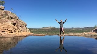 My Bucket List idea Gunlom Falls infinity pool Waterfall Kakadu National Park Australia Plunge Pool [upl. by Beesley509]