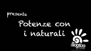 Numeri naturali  espressioni con le potenze 1 [upl. by Xuagram801]