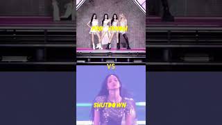 Blackpink quotPink venomquot Vs quotShutdownquot Dance break 🔥blackpink Shorts [upl. by Rivy908]