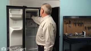 Refrigerator Repair  Replacing the Ice Maker Frigidaire Part  241798201 [upl. by Latia]