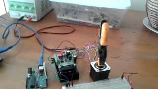 Jtron STK672080 Stepper motor driver  arduino [upl. by Adnarahs267]