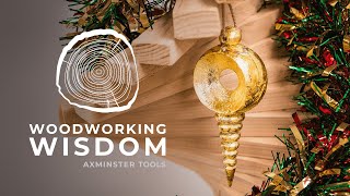 Easy Inlay Foils Make a Hanging Bauble  Woodworking Wisdom [upl. by Neeluj]