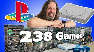 My PS1 Game Collection 238 Games Uncommon  amp Hidden Gems [upl. by Arramas517]