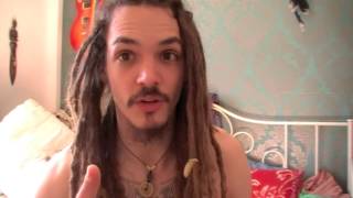 how to tie up dreads [upl. by Aelgna]