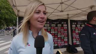 Annemiek van Vleuten  Interview before the race  LiègeBastogneLiège Femmes 2022 [upl. by Issim127]