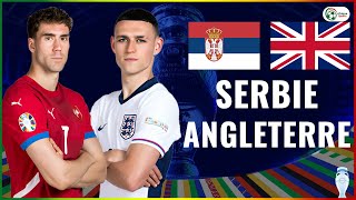 🛑SERBIE  ANGLETERRE LIVE  DUSAN VLAHOVIC VS PHIL FODEN  EURO 2024🛑 [upl. by Magnuson]