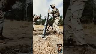 Slow motion mortar launch military army specialforces marine soldier [upl. by Nyrhtak]