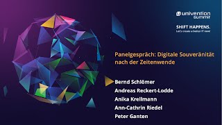 Panelgespräch Digitale Souveränität nach der Zeitenwende  Univention Summit 2022 [upl. by Hart788]