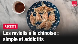 Les raviolis à la chinoise  Les recettes de FrançoisRégis Gaudry [upl. by Ellimac]